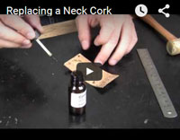 replacing a neck cork