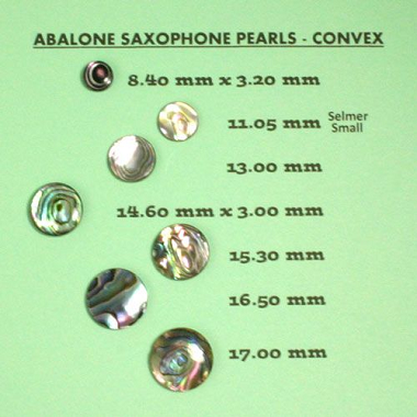 Abalone Saxophone Pearls