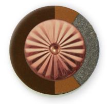 Chocolate RooPad Extreme - Maestro Star Airtight Solid Copper Resonator - Individual Pads