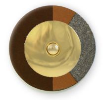 Chocolate RooPad Extreme - Gold Domed Metal Resonator - Individual Pads
