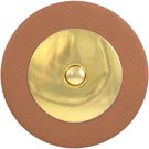 Saxophone Pads Soft Feel - Gold Domed Metal Resonator - Individual Pads
