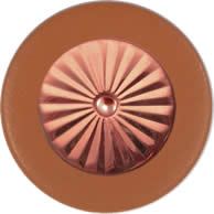 Tan Saxophone Pads - Maestro Star Airtight Solid Copper Resonator - Individual Pads