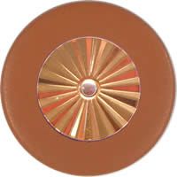 Tan Saxophone Pads - Maestro Star Classic Gold Plated Resonator - Individual Pads